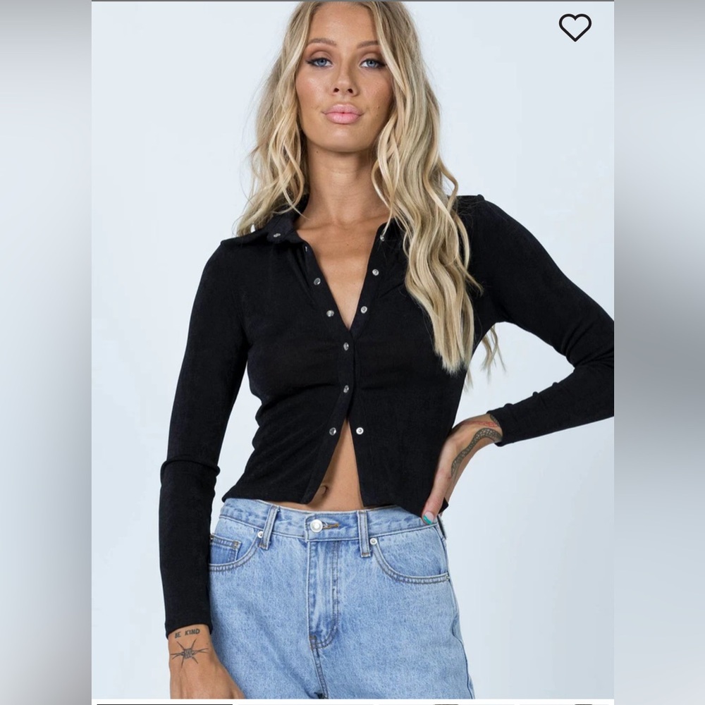 NWT Prince Polly Black long sleeve top